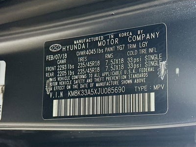 2018 Hyundai Kona Limited