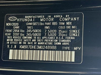 2021 Hyundai Palisade Calligraphy