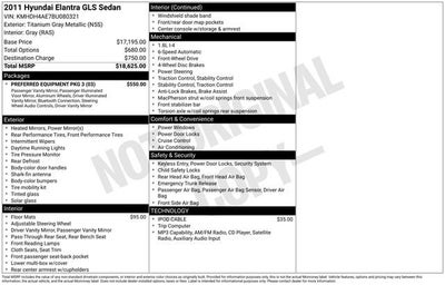 2011 Hyundai Elantra GLS