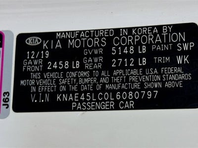 2020 Kia Stinger GT1