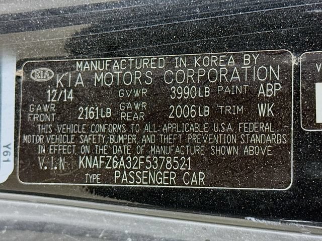 2015 Kia Forte Koup SX