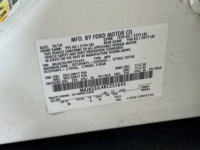 2019 Ford EcoSport SES