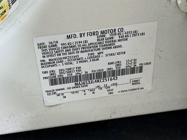 2019 Ford EcoSport SES