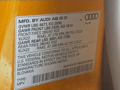 2021 Audi Q8 Premium Plus