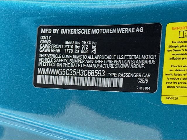 2017 MINI Convertible Cooper