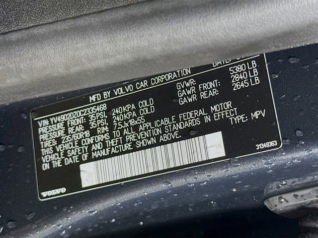 2012 Volvo XC60 3.0L