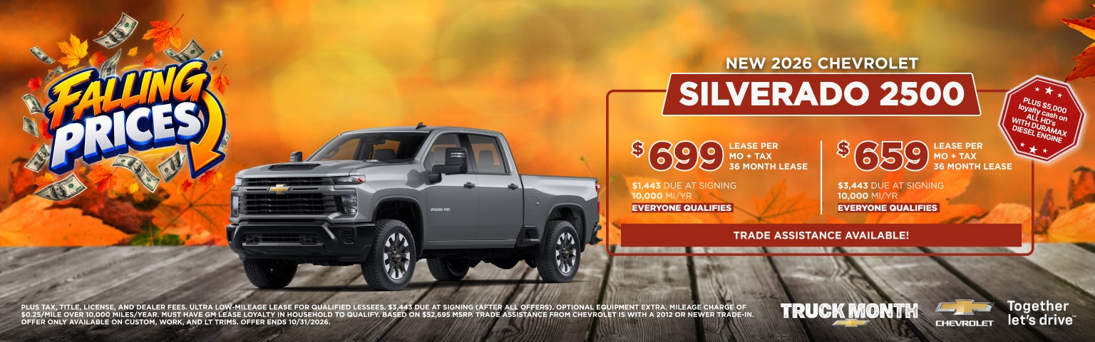 NEW 2026 CHEVROLET SILVERADO 2500