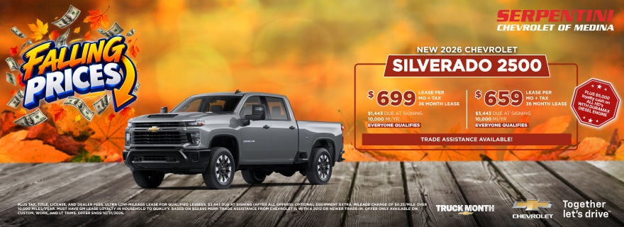 NEW 2026 CHEVROLET SILVERADO 2500