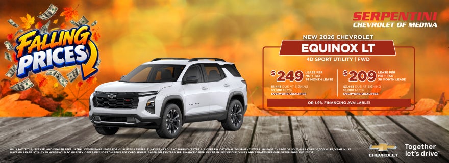 NEW 2026 CHEVROLET EQUINOX LT