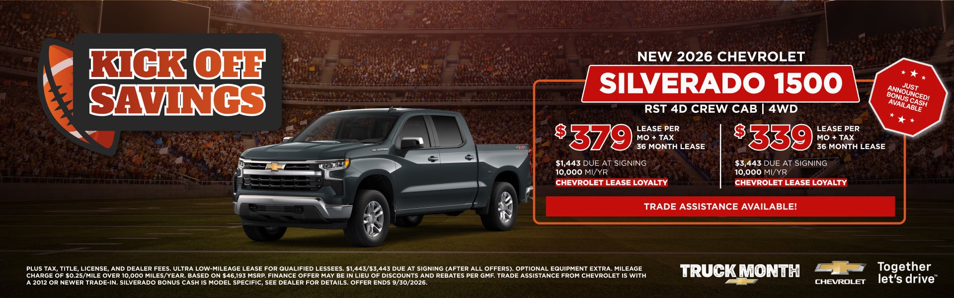 New 2026 Chevy Sliverado 1500