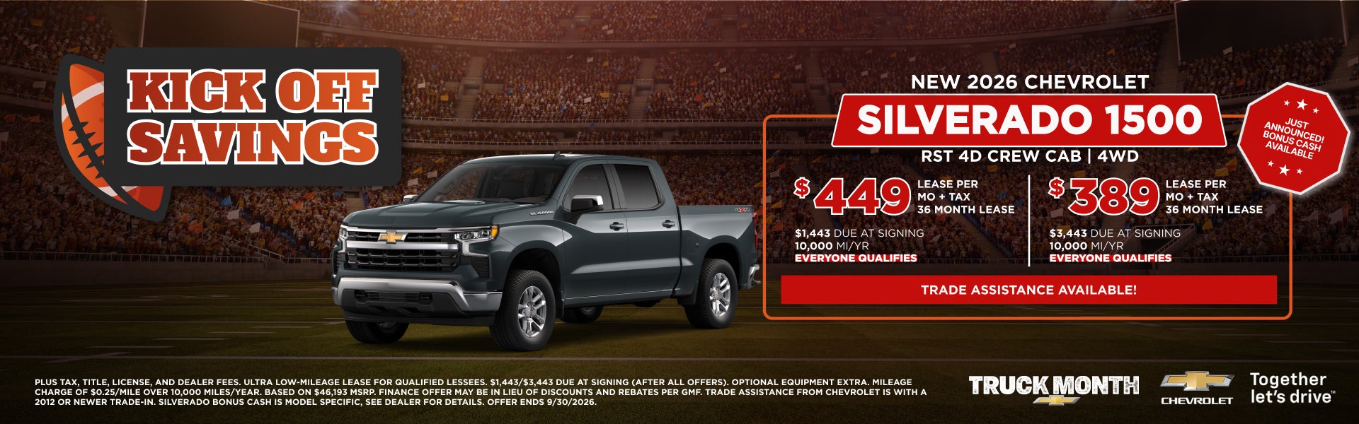 New 2026 Chevy Sliverado 1500